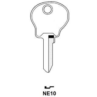 NE10 Silca - Fahrzeugschlüssel