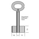 5ME2 Silca Keyblank Tresorschlüssel Safe Rohling Art 