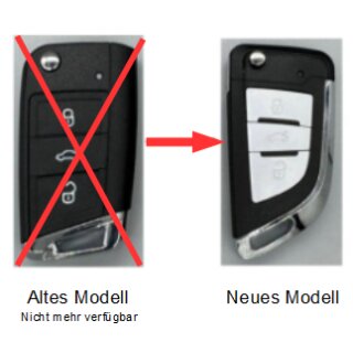Funkschlüsselblatt und Platine kompatibel für Volkswagen - VVR108