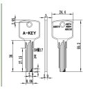 AB874 AB74 AB84 AB124 CS62 Bohrmuldenschlüssel...