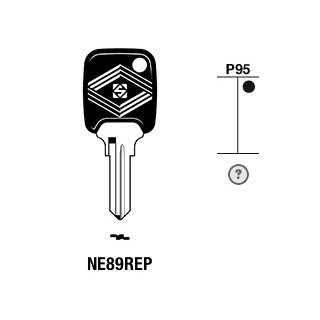 NE89REP Fahrzeugschlüssel - DAC-1DP - DCA1RP141