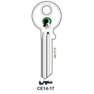 CE14-17 - CEE17 -  1065A7  Schließanlagenschlüssel für CES