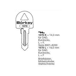 1678K Börkey   Kleinzylinderschlüssel