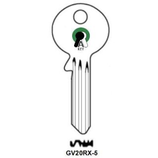 GV20RX-5  Silca 1564K/5  E131 GTV - Anlageschlüssel