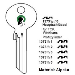 1373R-0  +5  SP20  TOK-25 Sonderanlageprofil Hauptschlüssel
