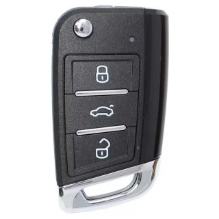 Funkschlüssel  Gehäuse Keydiy  kompatibel für Volkswagen  - VVRC117