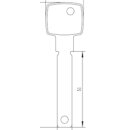 EEB27+ Neusilber 2,7mm für Bohrmulden