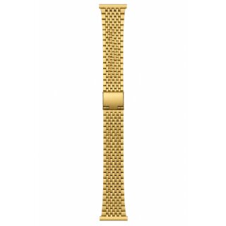 Uhrarmband Uhrenband Edelstahl goldfarben 18mm