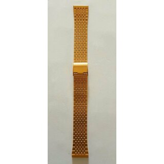 Uhrarmband Uhrenband Edelstahl goldfarben 20mm