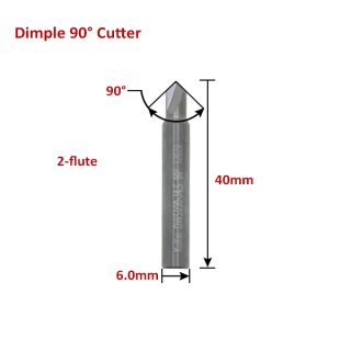 Kukai Dimple Cutter (90°) für Alpha Pro