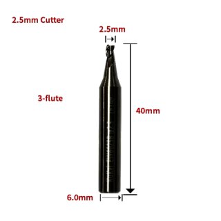 Kukai 2,5mm Fräser