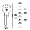BAB26R-0   1661-0   Sonder- /Anlageschlüssel Universal