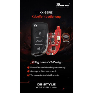 XKDS20EN DS Stil 3 Tasten XKDS00EN