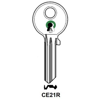 CE21R Silca 1296  CE1WS - Zylinderschlüssel