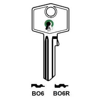 BO6R Silca  510%  BOM2R  - Zylinderschlüssel