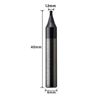 KW12B Fräser 1,2mm Widia