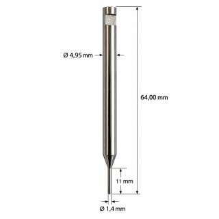 Ersatzstift für Stiftentferner Zange 1,4mm