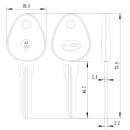 AX5RP  AX6RP143  AXA5SP - Fahrzeugschlüssel