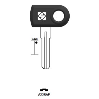 AX3RAP - Silca -  AXA1P Keyline - Fahrzeugschlüssel