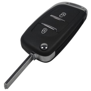 Funkschlüssel 2 Tasten kompatibel für Peugeot - Citroen - CPR121+