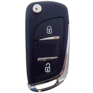 Funkschlüssel 2 Tasten kompatibel für Peugeot - Citroen - CPR121+