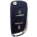Funkschlüssel 2 Tasten kompatibel für Peugeot -...
