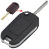 Funkschlüssel-Gehäuse kompatibel für Opel - OPRC107