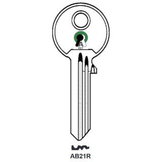 AB21R Silca 1475B04  AU18R ABU-55  ABU70S- Zylinderschlüssel