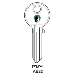 Schlüsselrohling Kleinzylinder Keyblank Kragarohling Z8 100 Stück AB3R Silca 