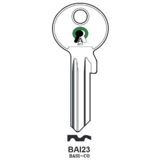 BAI23 Silca BAI7 BSI1 - BASI CO - Zylinderschlüssel