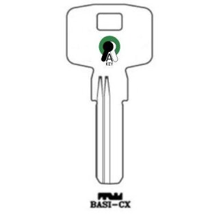 BASI CX Silca: MC14R  TPX1 BSI3R 1866 Zylinderschlüssel