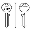 BK1X   206K   KSC5DL  BK1A BK-6D   - Zylinderschlüssel