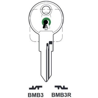 BMB3 Silca 1824  BMG1 BMB-1 - Zylinderschlüssel
