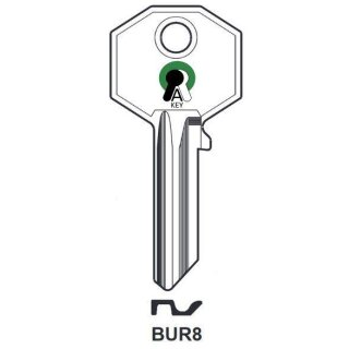 BUR8 Silca 1282 - Zylinderschlüssel
