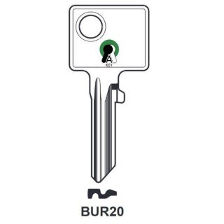 BUR20  1703  BG24  BUR-4D   BU3  - Zylinderschlüssel