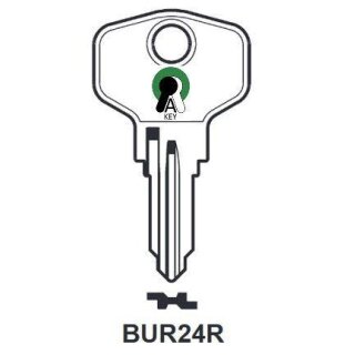 BUR24R  1695  BG23R  BUR-9D - Zylinderschlüssel