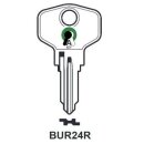 BUR24R  1695  BG23R  BUR-9D - Zylinderschlüssel