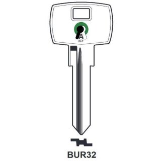 BUR32 Silca  1735  BG35R  BUR-11D - Zylinderschlüssel