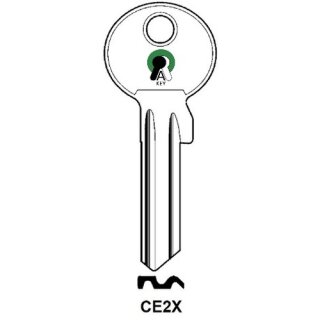 CE2X Silca 201K, CE5DL - Zylinderschlüssel Rohling