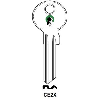 CE2X Silca 201K, CE5DL - Zylinderschlüssel Rohling