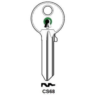 CS68 Silca17561756 - Zylinderschlüssel