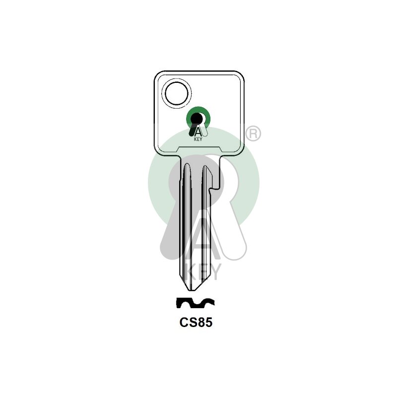 Caza Chimères CS85 Silca Zylinderschlüssel Rohling