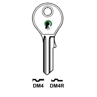 DM4R Silca  515M  DO3S  DM10R  DOM-6I  - Zylinderschlüssel