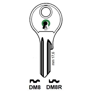 DM8 Silca DM63 942LR DM15 DOM-1D DO8 - Zylinderschlüssel