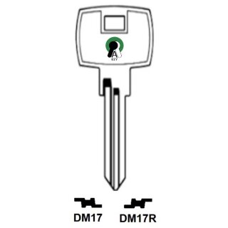 DM17  1056  DM19   DO12 DOM-12D  - Zylinderschlüssel
