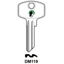 DM119  DOM-21D   1658   DO220  DMRN - Zylinderschlüssel