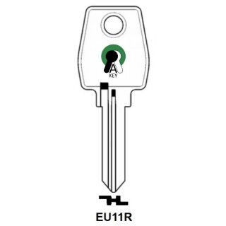 EU11R Silca  1706L  EL6R  EU-10D  - Zylinderschlüssel