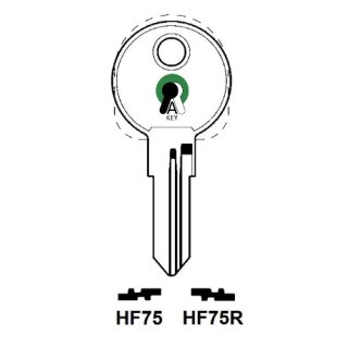 HF75R     1786     HAF3R     HAF-2D  HFL1- Zylinderschlüssel