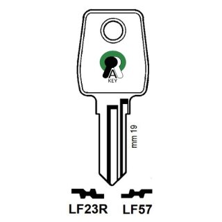 LF23R Silca 1585 LF25R LF-11 - Zylinderschlüssel
