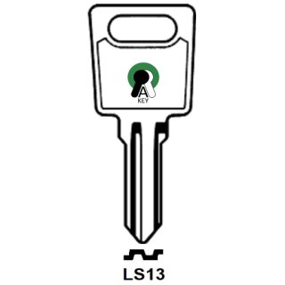 LS13 Silca 1274K LAS9N LAS-FH LAS9S 1274K LAS9N LAS-FH LAS9S - Zylinderschlüssel